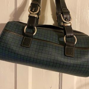 Ralph Lauren vintage Black Watch plaid handbag